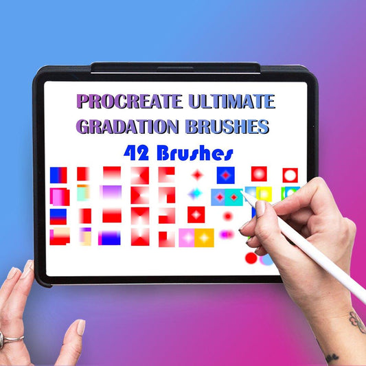 Ultimate Gradation Brushes | 42 iPad Procreate - snappingfingers_shop